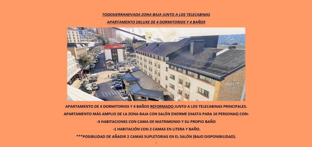 Todosierranevada Zona Baja - Apartamentos De 4 Dormitorios - Junto A Los Telecabinas เซียร์ราเนบาดา ภายนอก รูปภาพ